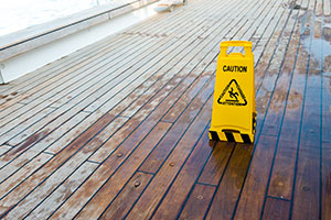 Wet floor sign